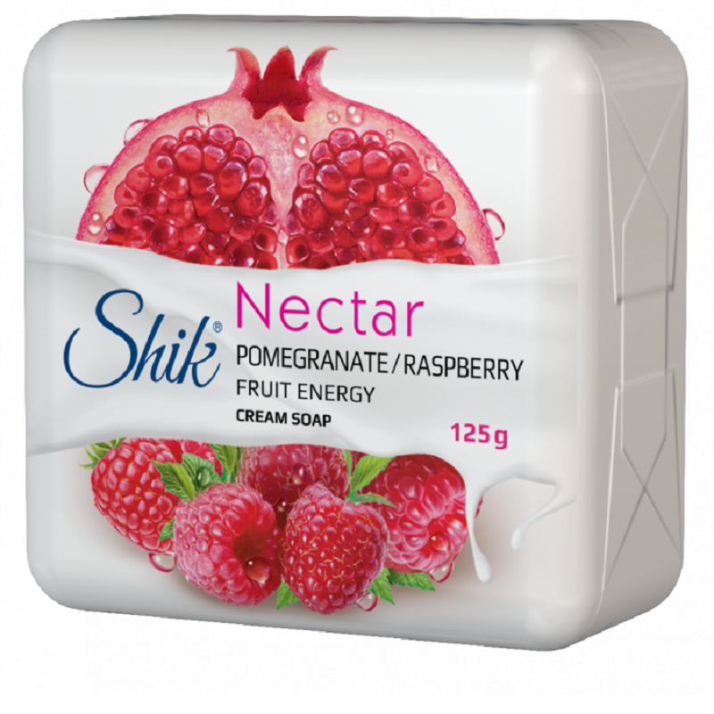 Shik Nectar тверде крем-мило, гранат і малина, 125г (4823107602801)